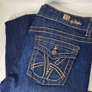 Kut from the Kloth Dark Blue Ankle Jeans